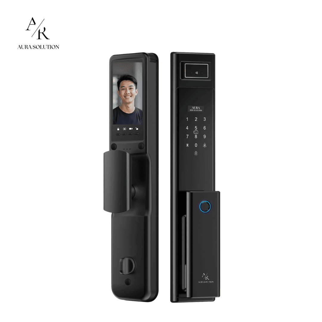 AURA GEN U smart lock with FaceSense 2.0 facial recognition and sleek design